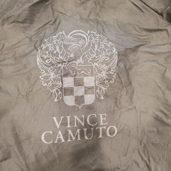 Vince Camuto Large Pebble Leather Shoulder Bag Purse Warm Taupe EUC - Picture 6 of 6